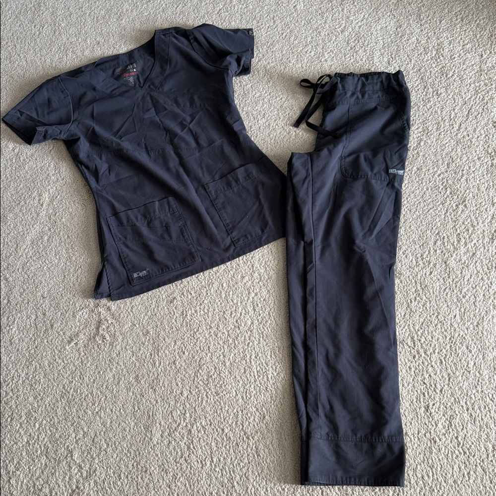 Grey's Anatomy Dark Gray Scrub Set